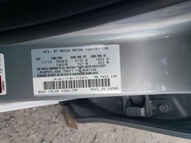 Photo 10 from auction – 2013 MAZDA 3 I with VIN JM1BL1TF8D1752874