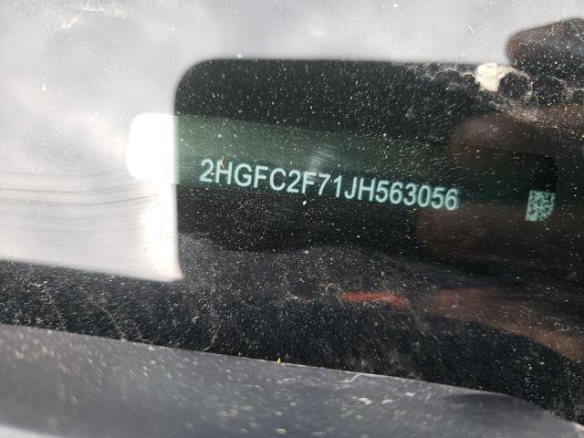 Photo 10 from auction – 2018 HONDA CIVIC EX with VIN 2HGFC2F71JH563056