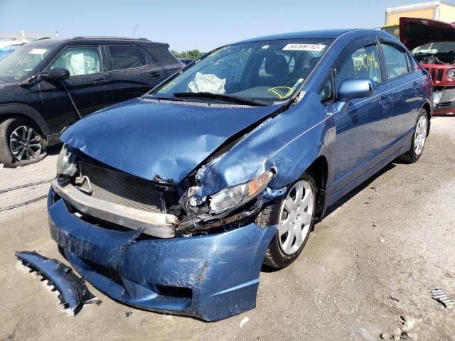 Photo 2 from auction – 2009 HONDA CIVIC LX with VIN 19XFA16599E006013