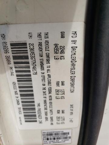 Photo 10 from auction – 2007 CHRYSLER 300 TOURIN with VIN 2C3KA53G77H740179