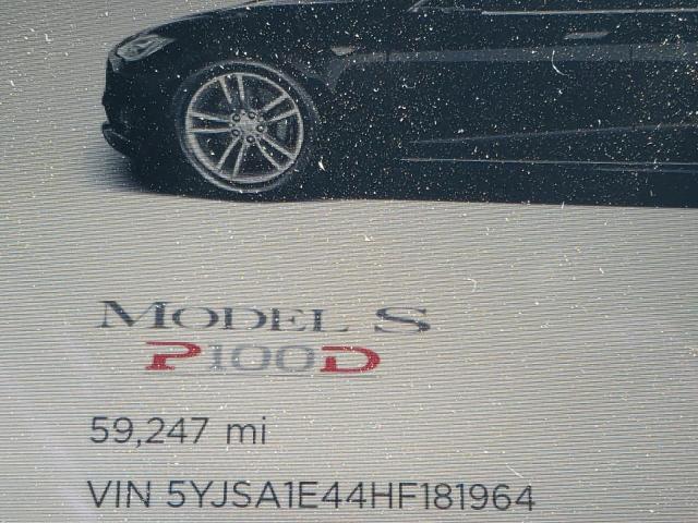 Photo 10 from auction – 2017 TESLA MODEL S with VIN 5YJSA1E44HF181964