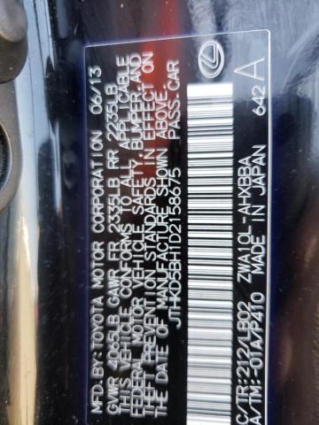 Photo 10 from auction – 2013 LEXUS CT 200 with VIN JTHKD5BH1D2158675