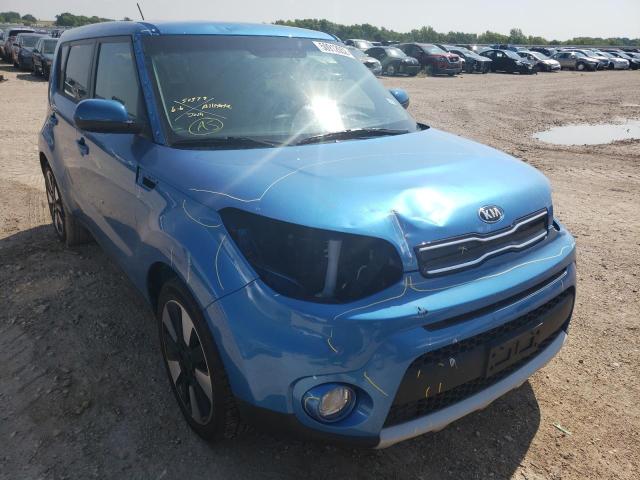 KIA SOUL + 2019 with VIN KNDJP3A5XK7671634 - Photo from auction
