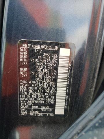 Photo 10 from auction – 2012 NISSAN JUKE S with VIN JN8AF5MR1CT107798