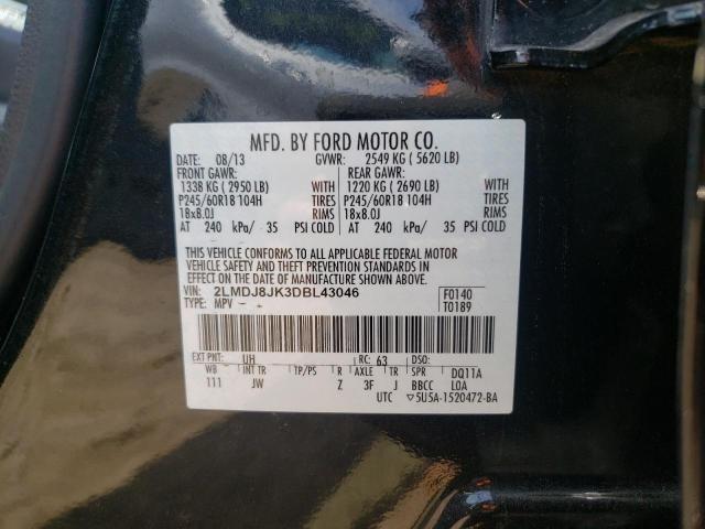 Photo 10 from auction – 2013 LINCOLN MKX with VIN 2LMDJ8JK3DBL43046