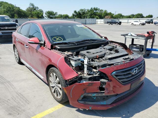 HYUNDAI SONATA SPO 2016 with VIN 5NPE34AF3GH314200 - Photo from auction