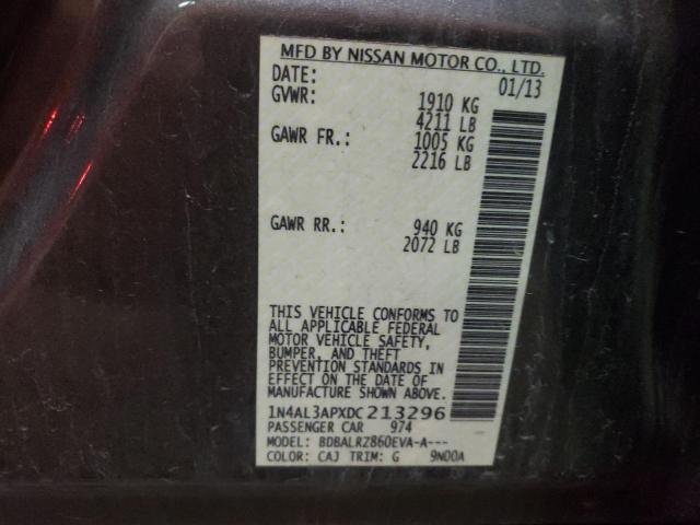 Photo 10 from auction – 2013 NISSAN ALTIMA 2.5 with VIN 1N4AL3APXDC213296