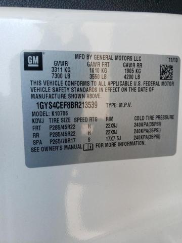 Photo 10 from auction – 2011 CADILLAC ESCALADE P with VIN 1GYS4CEF8BR213539