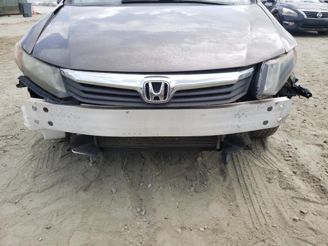 Photo 9 from auction – 2012 HONDA CIVIC LX with VIN 2HGFB2F54CH587713