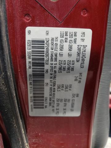 Photo 10 from auction – 2006 DODGE GRAND CARA with VIN 1D4GP24R06B677810