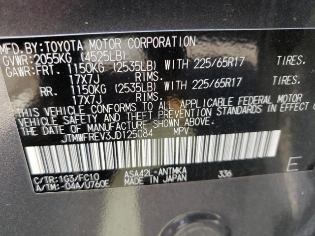 Photo 10 from auction – 2018 TOYOTA RAV4 with VIN JTMWFREV3JD125084