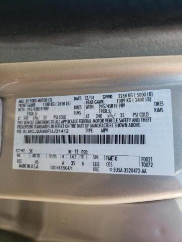 Photo 10 from auction – 2015 LINCOLN MKC with VIN 5LMCJ2A90FUJ31412