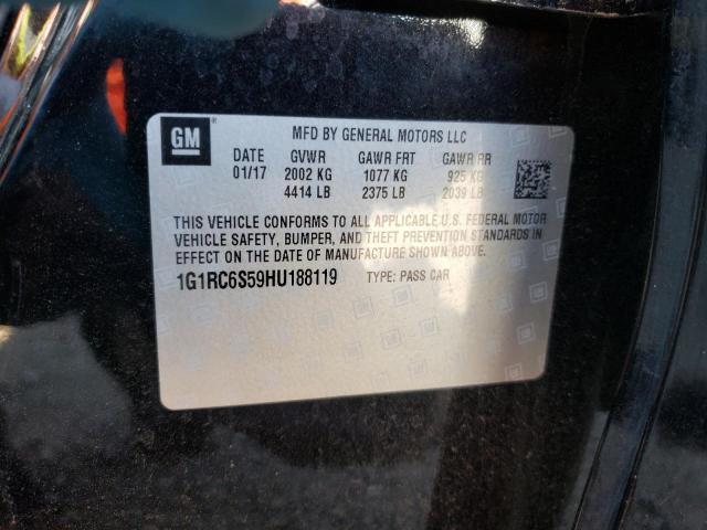 Photo 10 from auction – 2017 CHEVROLET VOLT LT with VIN 1G1RC6S59HU188119