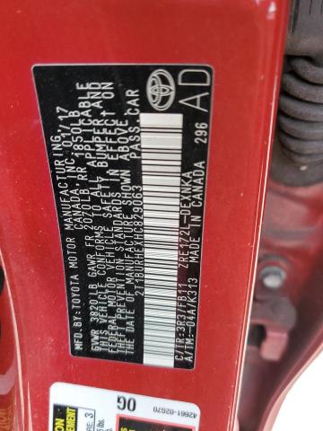 Photo 10 from auction – 2017 TOYOTA COROLLA L with VIN 2T1BURHEXHC829063