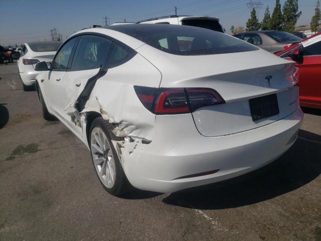 Photo 3 from auction – 2022 TESLA MODEL 3 with VIN 5YJ3E1EB4NF145386