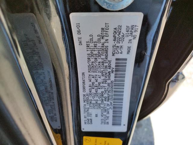 Photo 10 from auction – 2001 LEXUS RX 300 with VIN JTJHF10U210226095