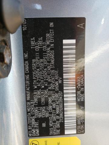 Photo 10 from auction – 2006 LEXUS RX 330 with VIN 2T2HA31UX6C094207