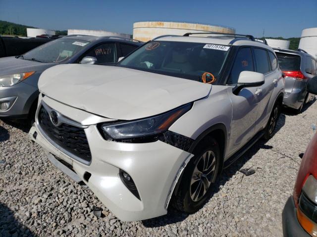 Photo 2 from auction – 2021 TOYOTA HIGHLANDER with VIN 5TDGZRAH9MS522805