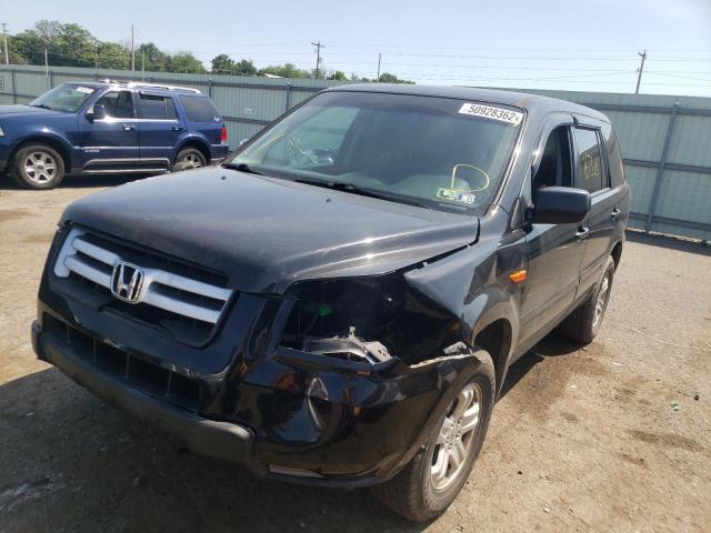 Photo 2 from auction – 2007 HONDA PILOT LX with VIN 5FNYF18127B010853