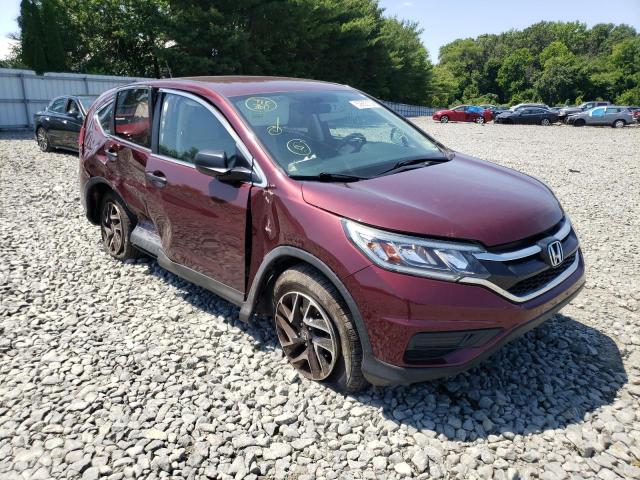 HONDA CR-V SE 2016 with VIN 2HKRM4H42GH726465 - Photo from auction