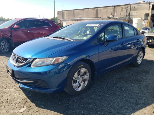Photo 2 from auction – 2013 HONDA CIVIC LX with VIN 2HGFB2F5XDH573185