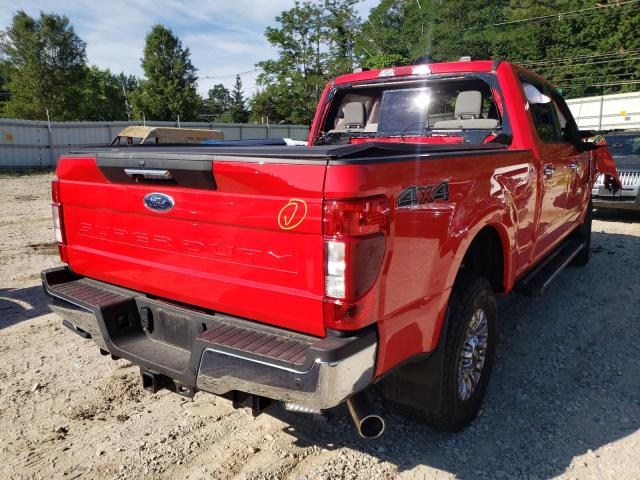 Photo 4 from auction – 2021 FORD F250 SUPER with VIN 1FT7W2B60MED37478