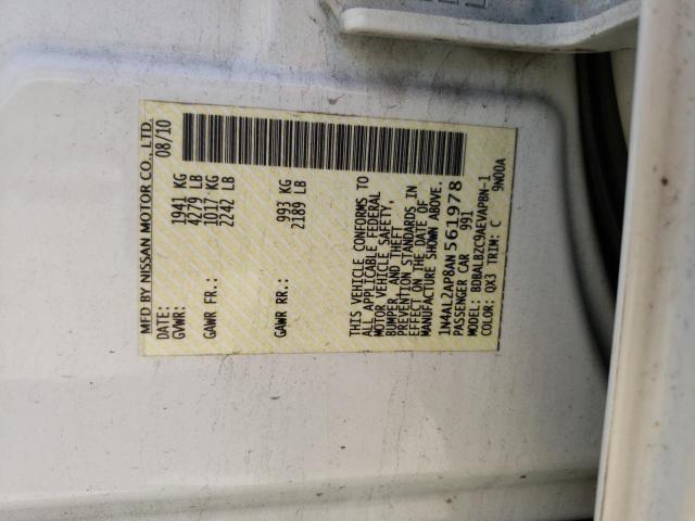 Photo 10 from auction – 2010 NISSAN ALTIMA BAS with VIN 1N4AL2AP8AN561978