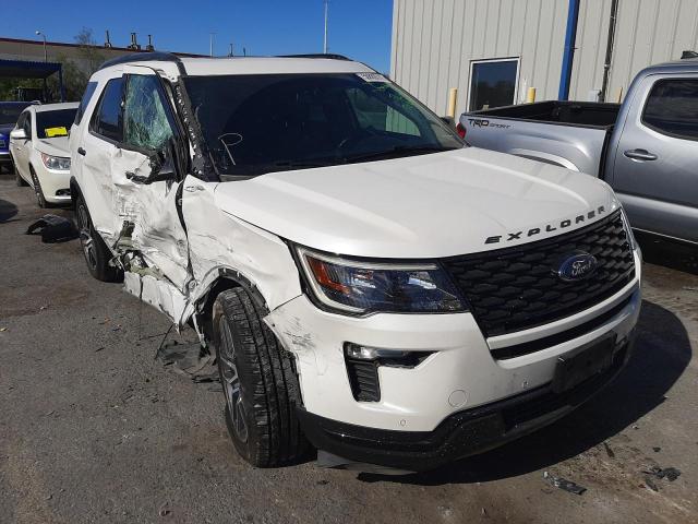 FORD EXPLORER S 2018 with VIN 1FM5K8GT9JGA36112 - Photo from auction