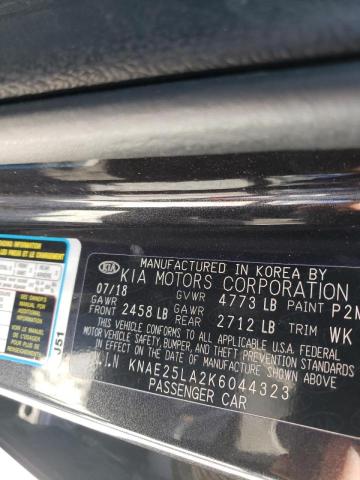Photo 10 from auction – 2019 KIA STINGER PR with VIN KNAE25LA2K6044323