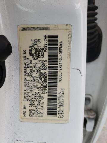 Photo 10 from auction – 2013 TOYOTA COROLLA BA with VIN 5YFBU4EE6DP162719