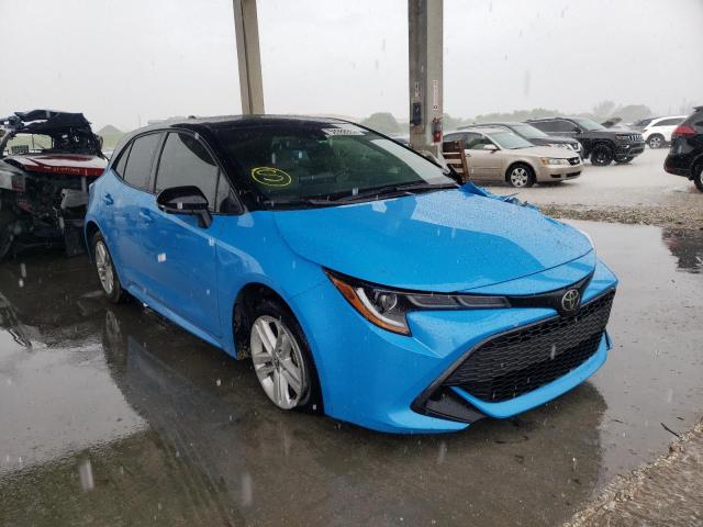 TOYOTA COROLLA SE 2021 with VIN JTND4MBE2M3105418 - Photo from auction