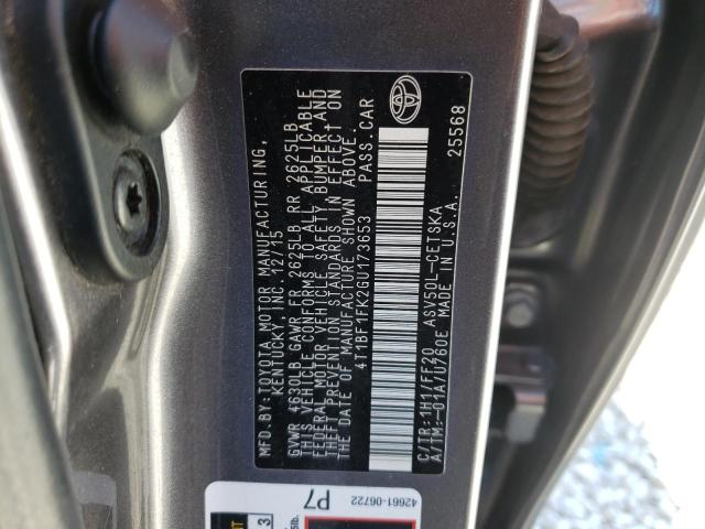 Photo 10 from auction – 2016 TOYOTA CAMRY LE with VIN 4T1BF1FK2GU173653