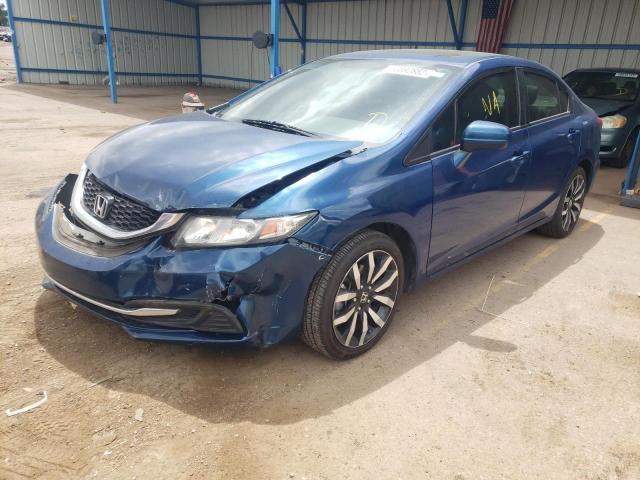 Фото 2 с аукциона – 2014 HONDA CIVIC EXL с VIN 19XFB2F91EE045646
