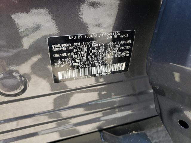 Photo 10 from auction – 2022 SUBARU FORESTER S with VIN JF2SKAJC4NH452514