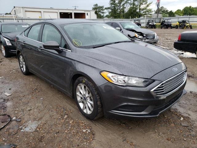 FORD FUSION SE 2017 with VIN 3FA6P0HD7HR332743 - Photo from auction