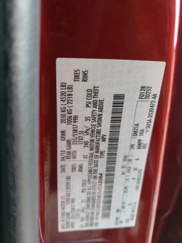 Photo 10 from auction – 2013 FORD ESCAPE SE with VIN 1FMCU0GX4DUD32084