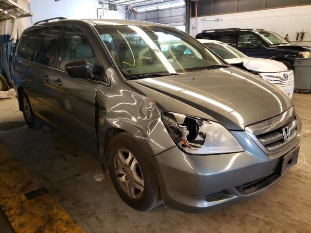 HONDA ODYSSEY EX 2007 with VIN 5FNRL38647B435530 - Photo from auction