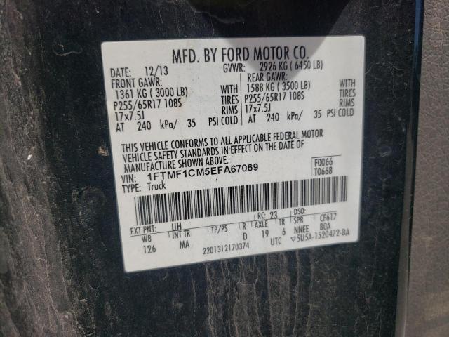 Photo 10 from auction – 2014 FORD F150 with VIN 1FTMF1CM5EFA67069
