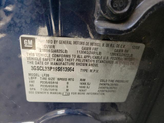 Photo 10 from auction – 2009 SATURN VUE XE with VIN 3GSCL33P19S613964