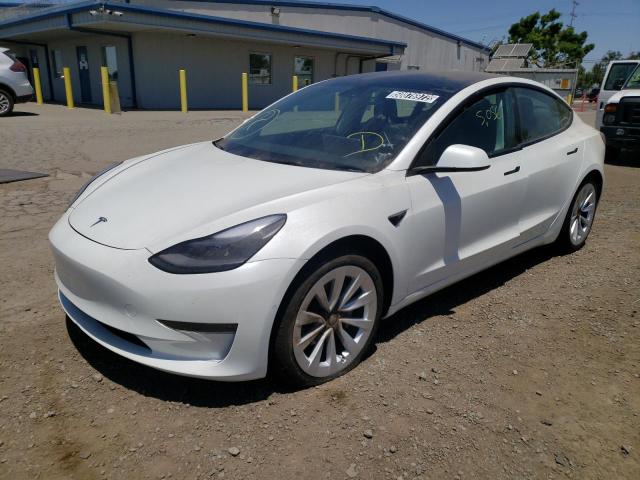 Photo 2 from auction – 2022 TESLA MODEL 3 with VIN 5YJ3E1EA8NF145320