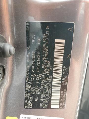 Photo 10 from auction – 2018 TOYOTA SIENNA with VIN 5TDYZ3DC0JS933829