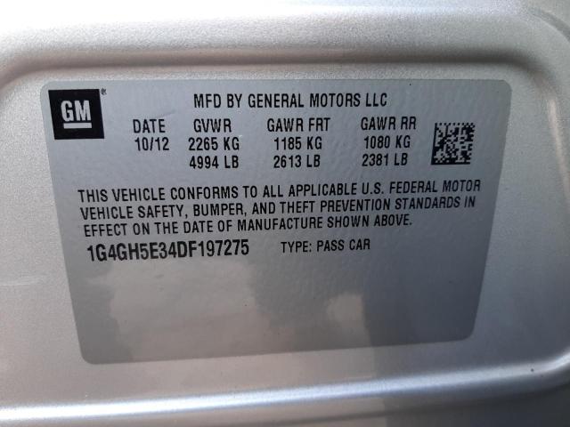 Photo 10 from auction – 2013 BUICK LACROSSE P with VIN 1G4GH5E34DF197275