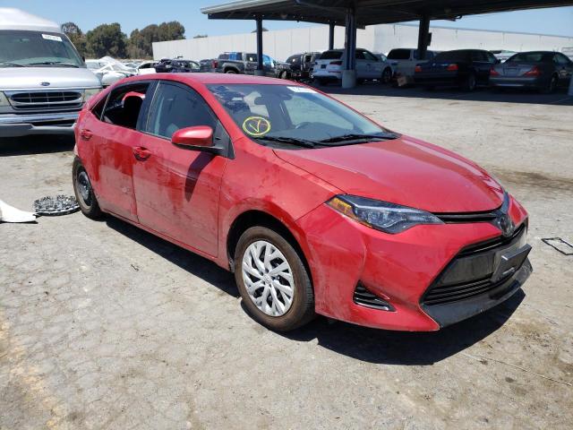 TOYOTA COROLLA L 2018 with VIN 5YFBURHE0JP814111 - Photo from auction