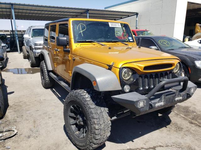 JEEP WRANGLER U 2014 with VIN 1C4BJWDG9EL267210 - Photo from auction