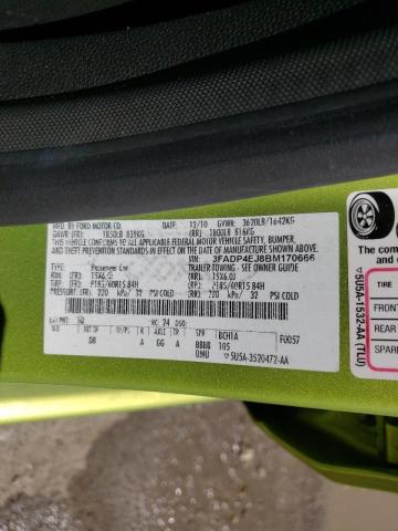 Zdjęcie 10 z aukcji – 2011 FORD FIESTA SE z VIN 3FADP4EJ8BM170666
