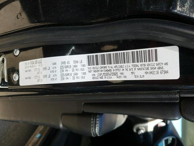 Photo 10 from auction – 2015 JEEP CHEROKEE L with VIN 1C4PJMDS5FW725825