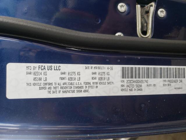 Photo 10 from auction – 2016 DODGE CHARGER SX with VIN 2C3CDXHG6GH251742