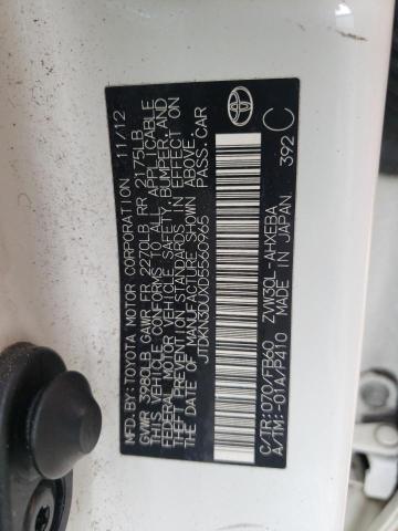 Photo 10 from auction – 2013 TOYOTA PRIUS with VIN JTDKN3DUXD5560965