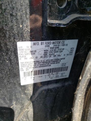Photo 10 from auction – 2011 FORD EDGE LIMIT with VIN 2FMDK3KC4BBB66538