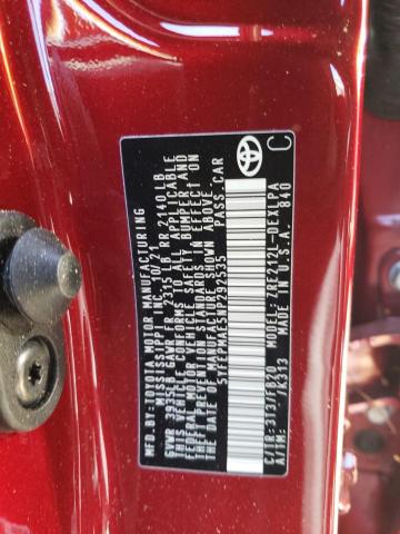 Photo 10 from auction – 2022 TOYOTA COROLLA LE with VIN 5YFEPMAE5NP292535